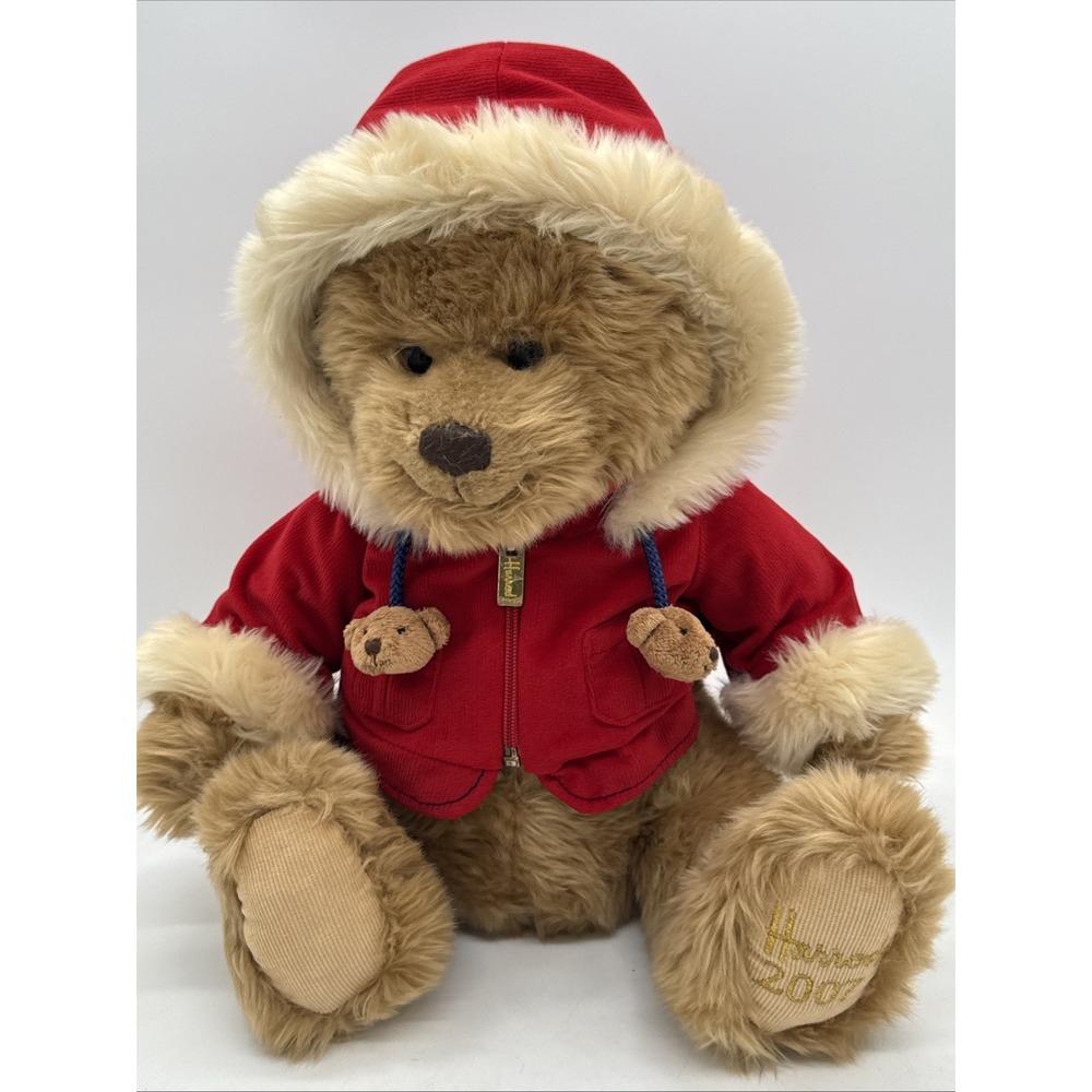 Harrods Bear 2007 Benjamin With Duffel Coat Collectible Christmas Bear